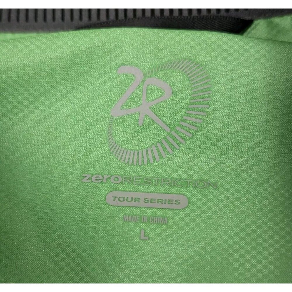 Zero Restriction Windbreaker Jacket Men Large Gre… - image 5